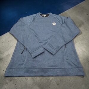 Alaskan Hardgear Duluth Trading Co Mens Size M Blue Heather Crewneck Sweatshirt